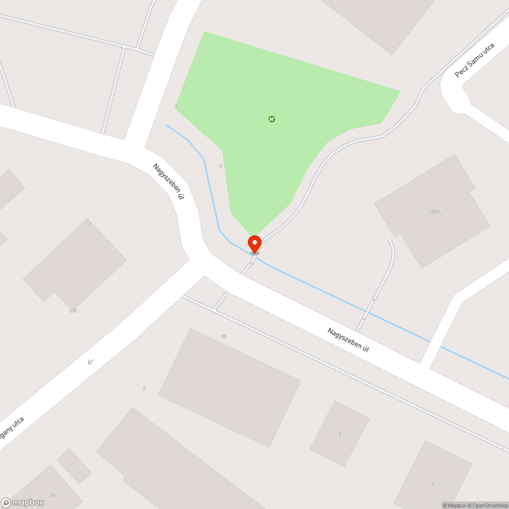 Nagyszeben út kutyafuttató melletti gyaloghíd bejelentés helye