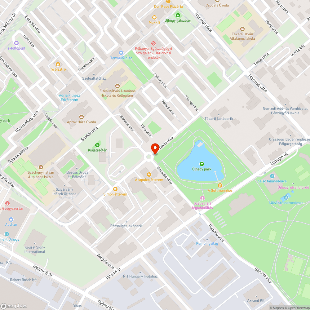 Baleset miatt sérült közlekedési tábla bejelentés helye