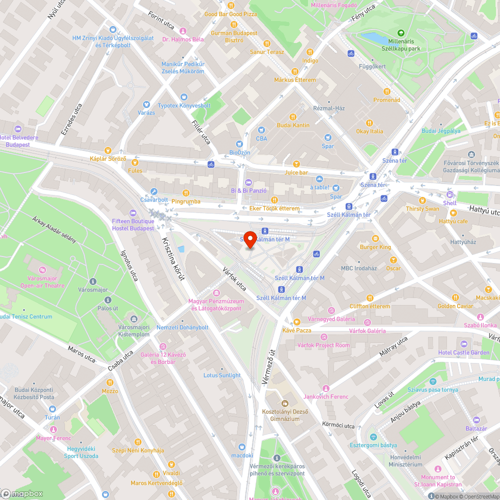 Algás csobogó bejelentés helye