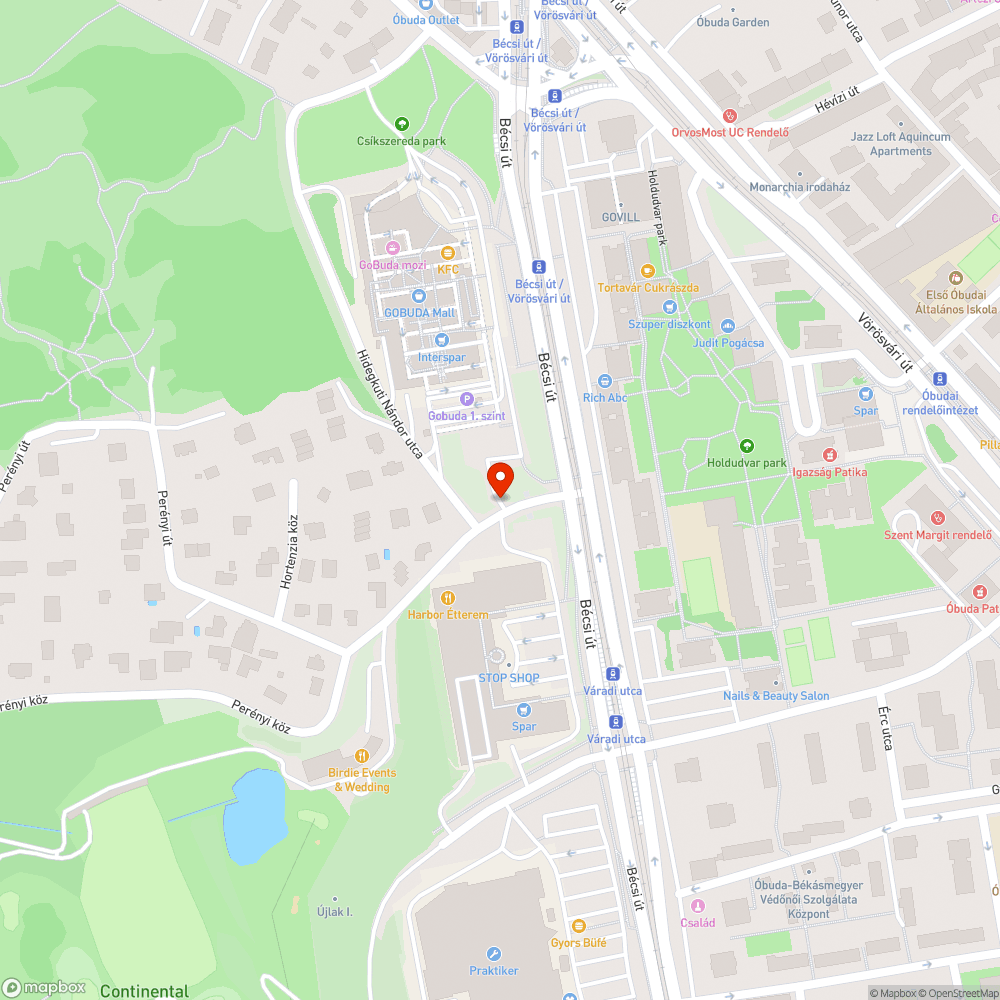 Kidőlt oszlop bejelentés helye