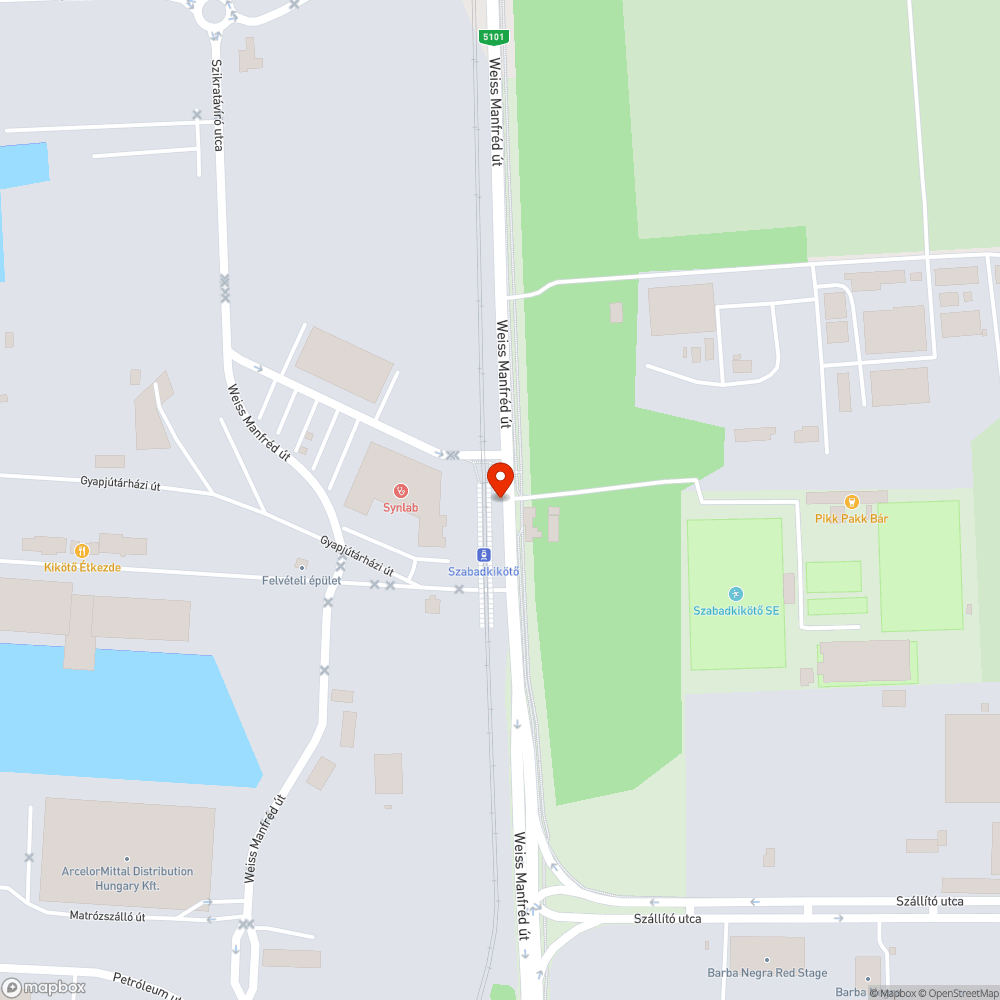 Járdaszakaszok kapacitása bejelentés helye