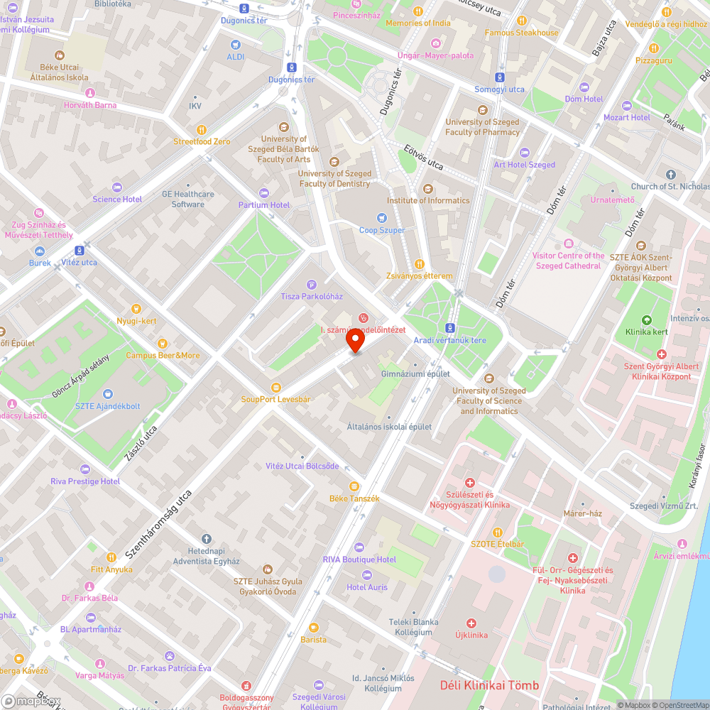 Megsüllyedt peronburkolat, eltömített lefolyó bejelentés helye