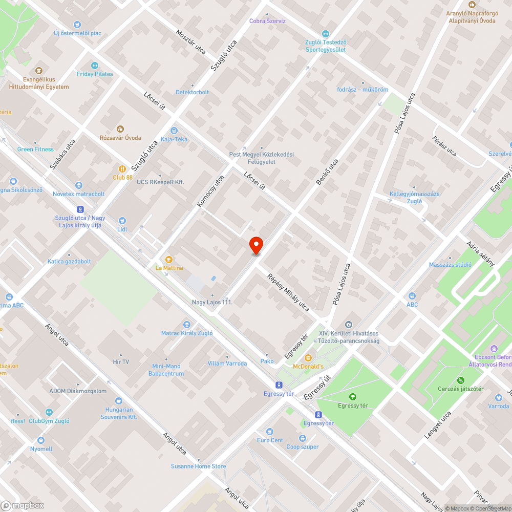 Növényzet által eltakart tábla bejelentés helye