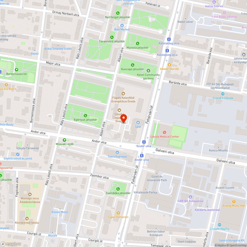 Elhagyott Daewoo bejelentés helye