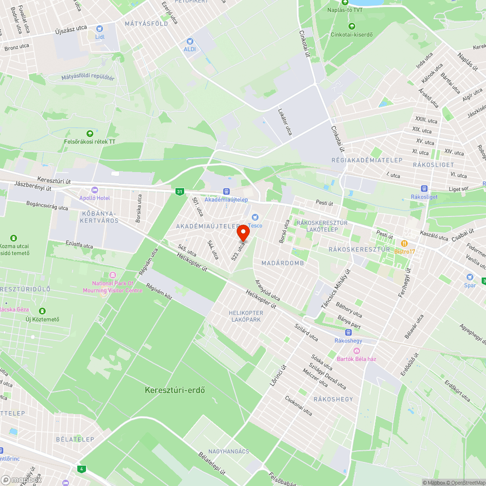 Itt közlekedni is szeretnének... bejelentés helye