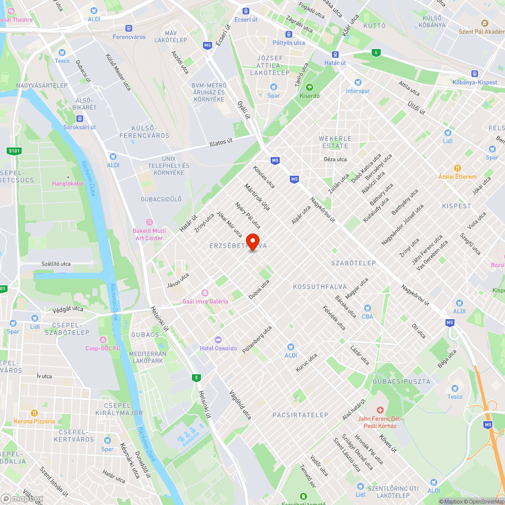 Gödrök az úton bejelentés helye