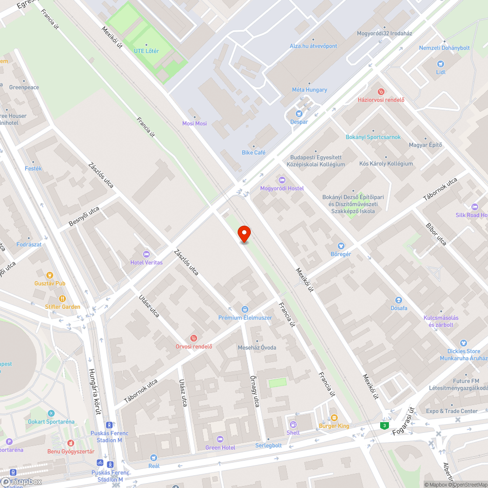 Köztéri „installáció” elhagyott autó formájában bejelentés helye