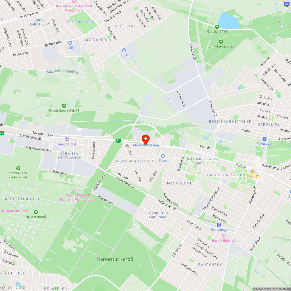 Hiányzó utcanévtábla bejelentés helye