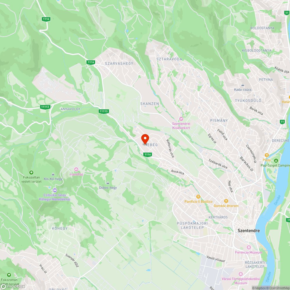 Kátyú a Hegybíró utcában I. bejelentés helye