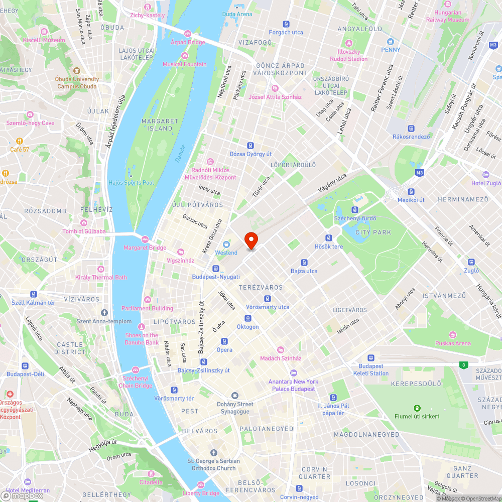 Ferdinánd híd útburkolati jelek bejelentés helye