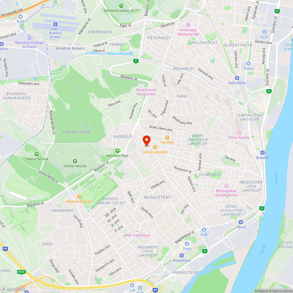 Úthibák bejelentés helye