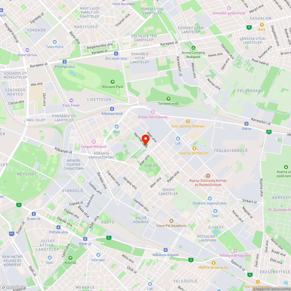 Összefirkált, rozsdás és szerkezetileg sérült buszmegálló bejelentés helye