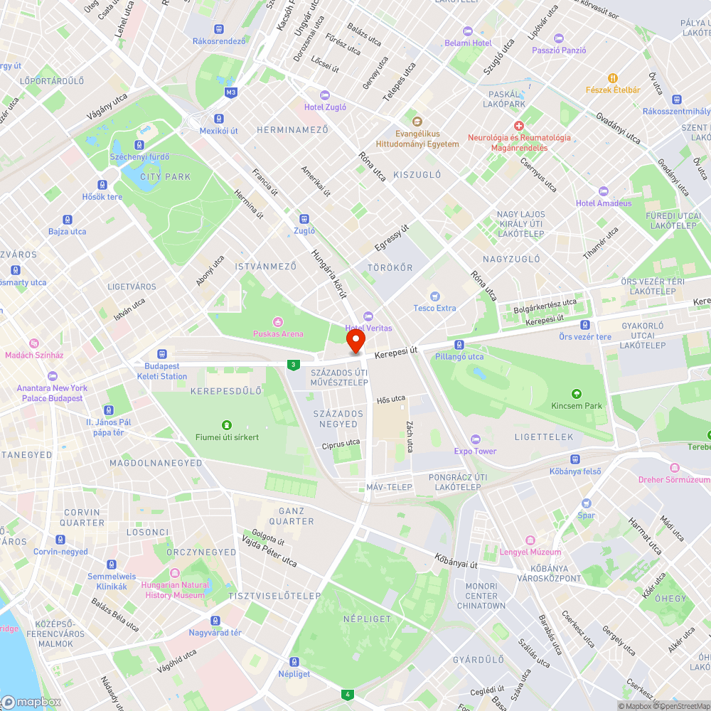 Állandó jellegű sátrak, faházak bejelentés helye