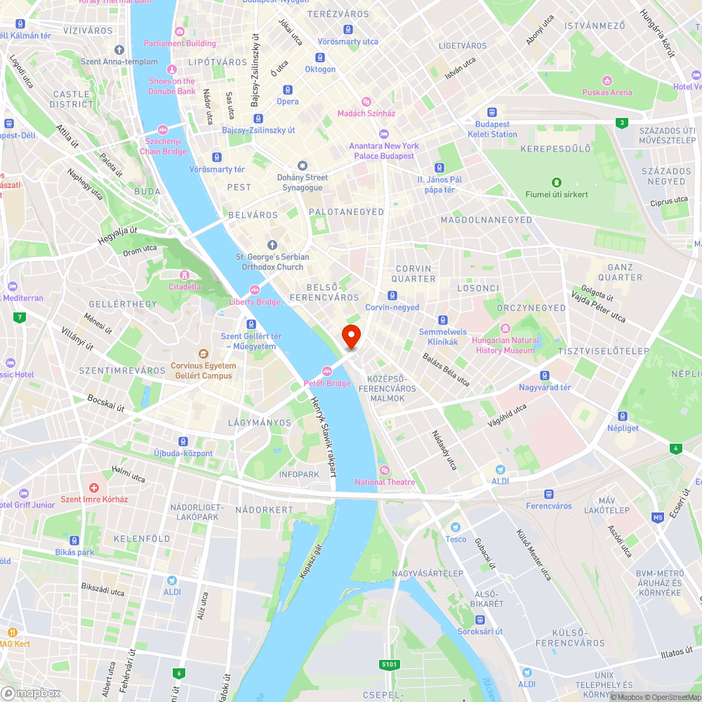 Boráros tér - hiányzó térkövek bejelentés helye