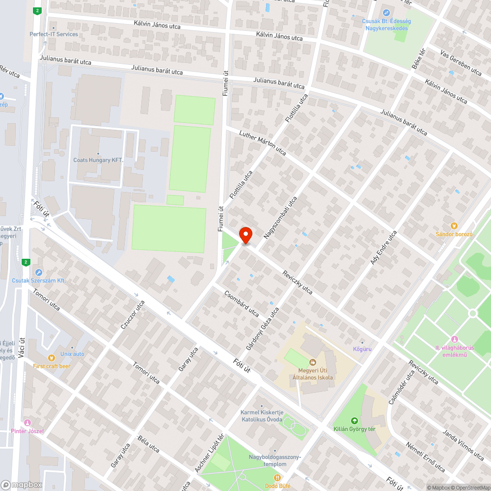 Roncs autó bejelentés helye