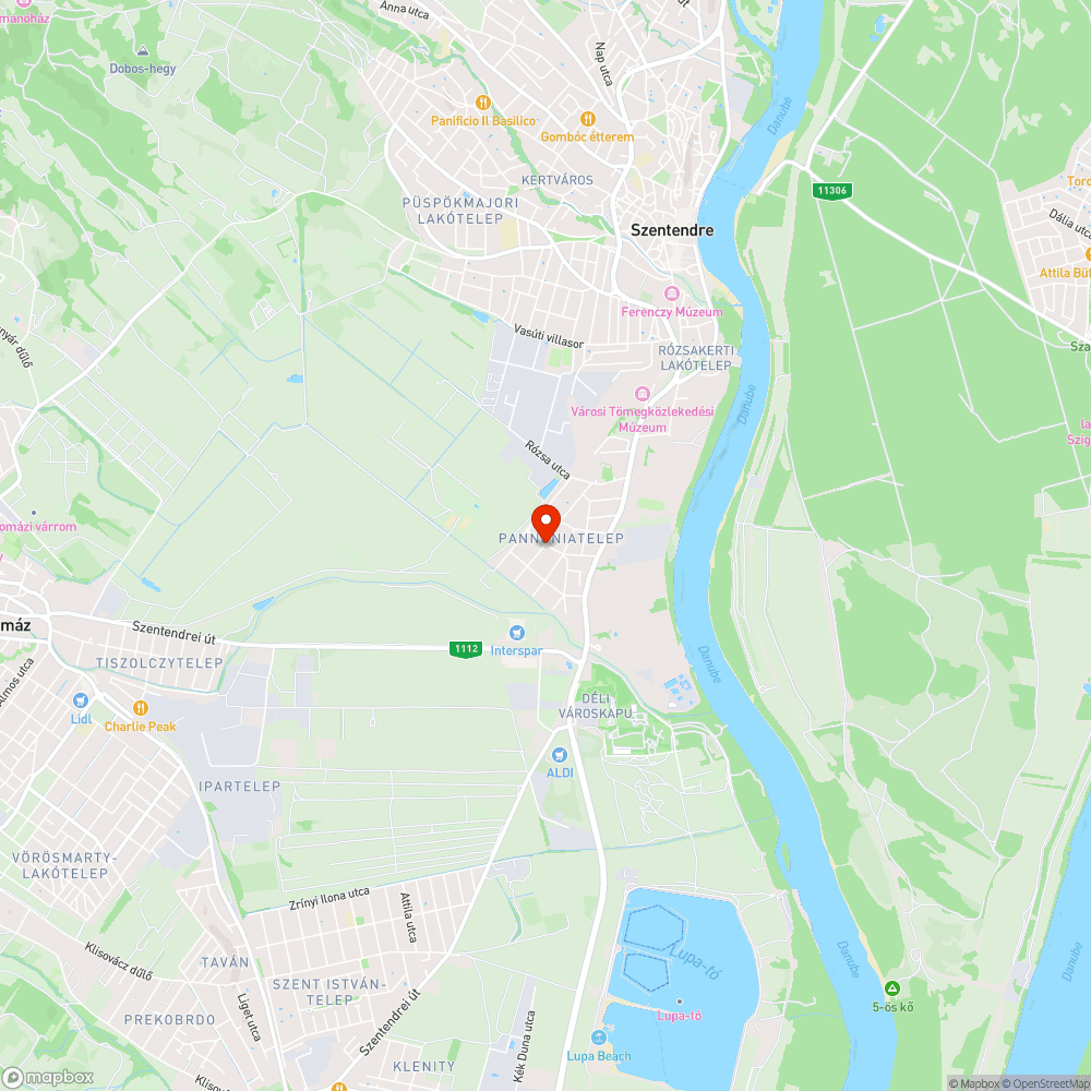 Gyöngyvirág utca és Stromfeld utca kereszteződésében bejelentés helye