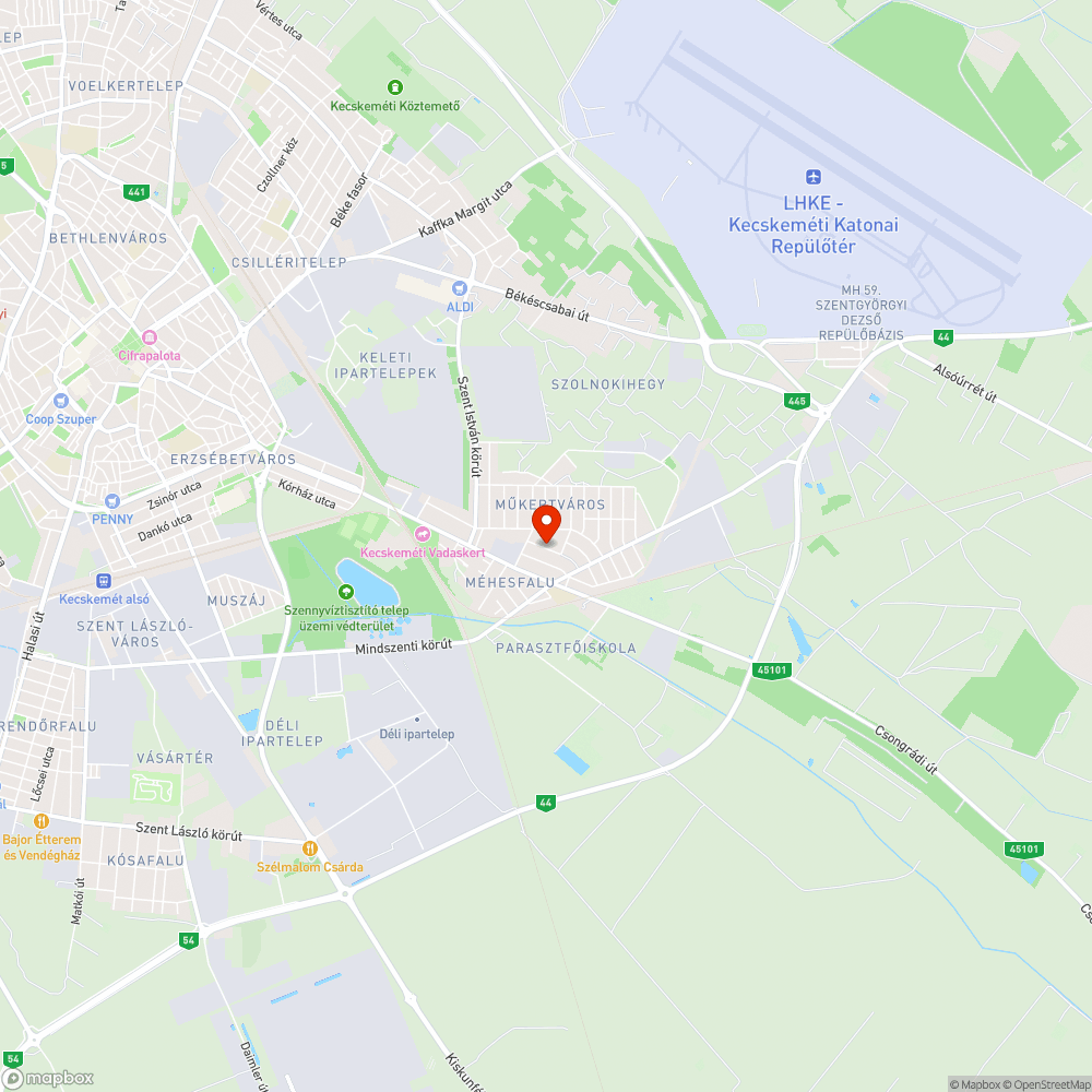 Gazdátlan autóroncs a Műkertvárosban bejelentés helye