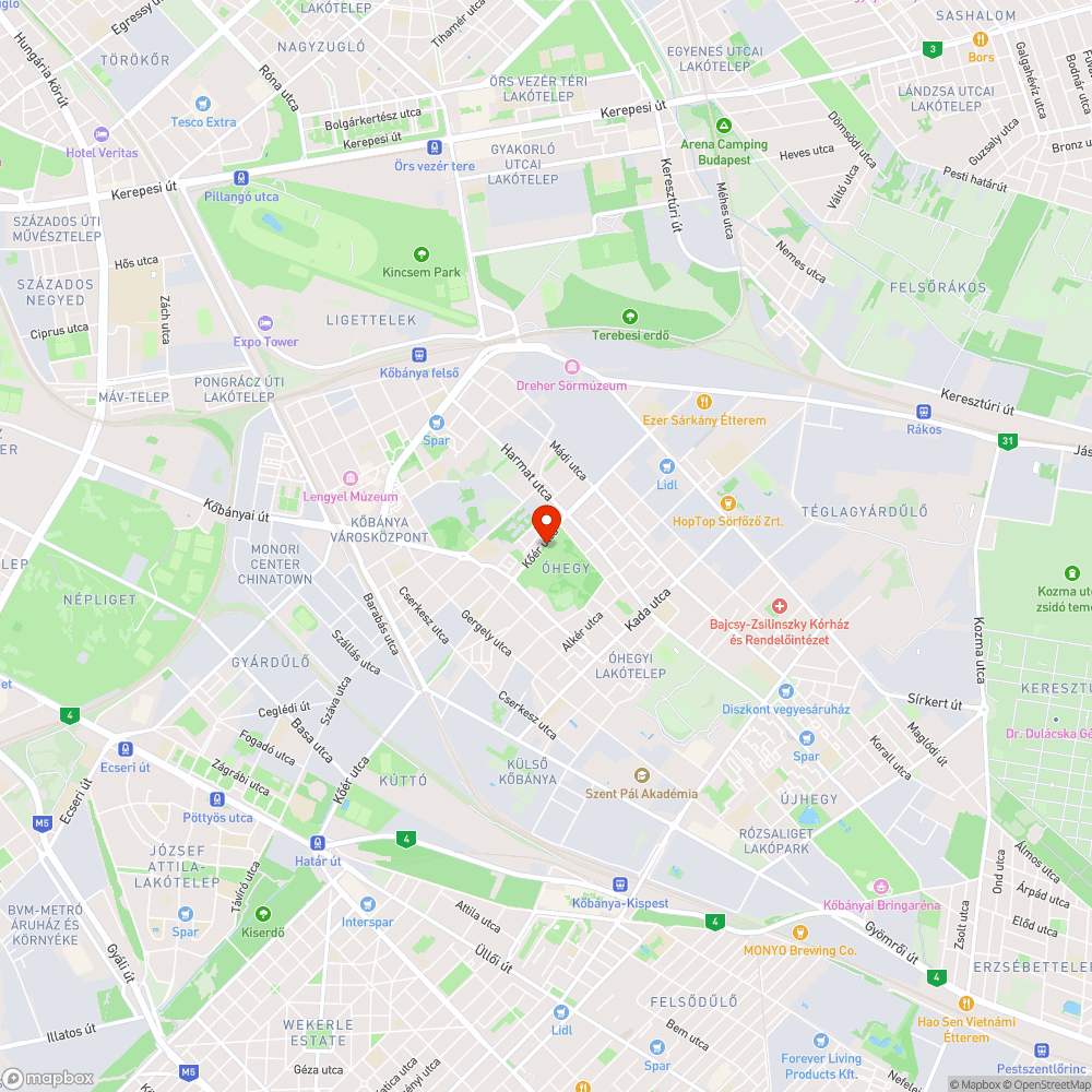 leszakadt ág a parkban bejelentés helye