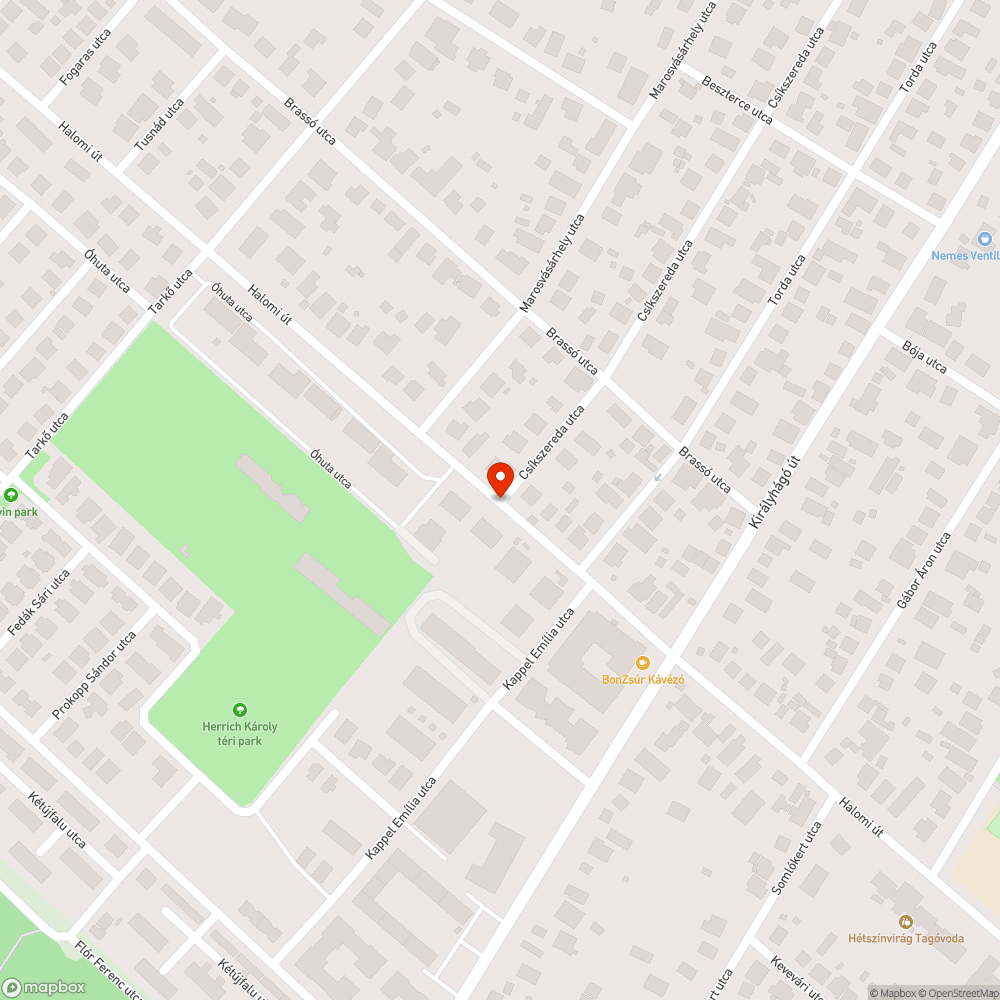 Útfelbontás bejelentés helye