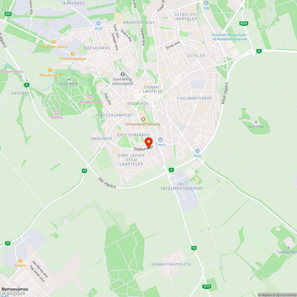 Sérült aknafedél bejelentés helye