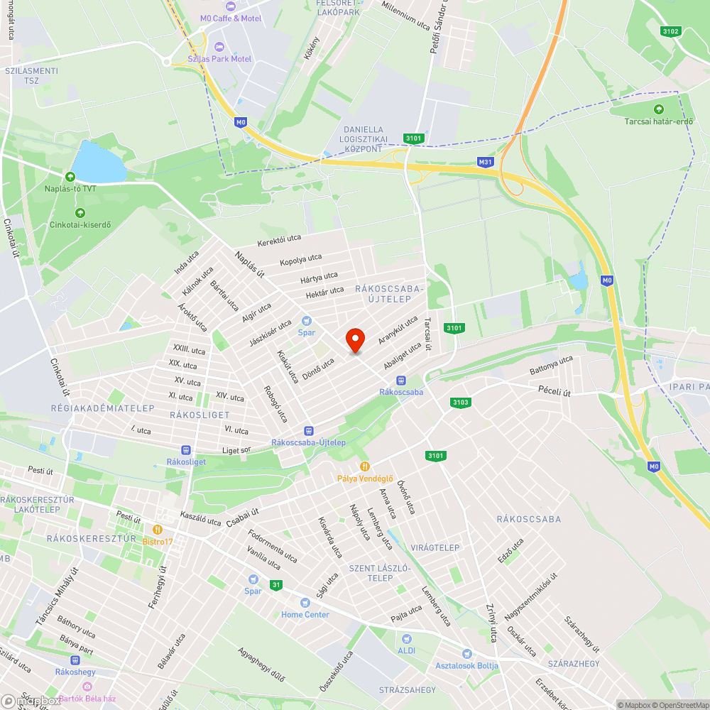 Megrongált utcabútor az Aranykút utcai buszmegállóban bejelentés helye