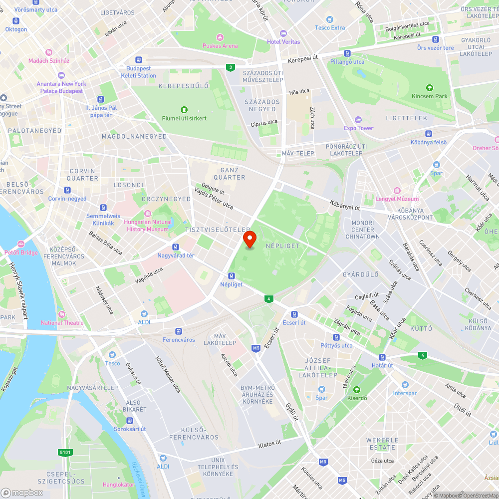 Eldobált fecskendők, Népliget bejelentés helye