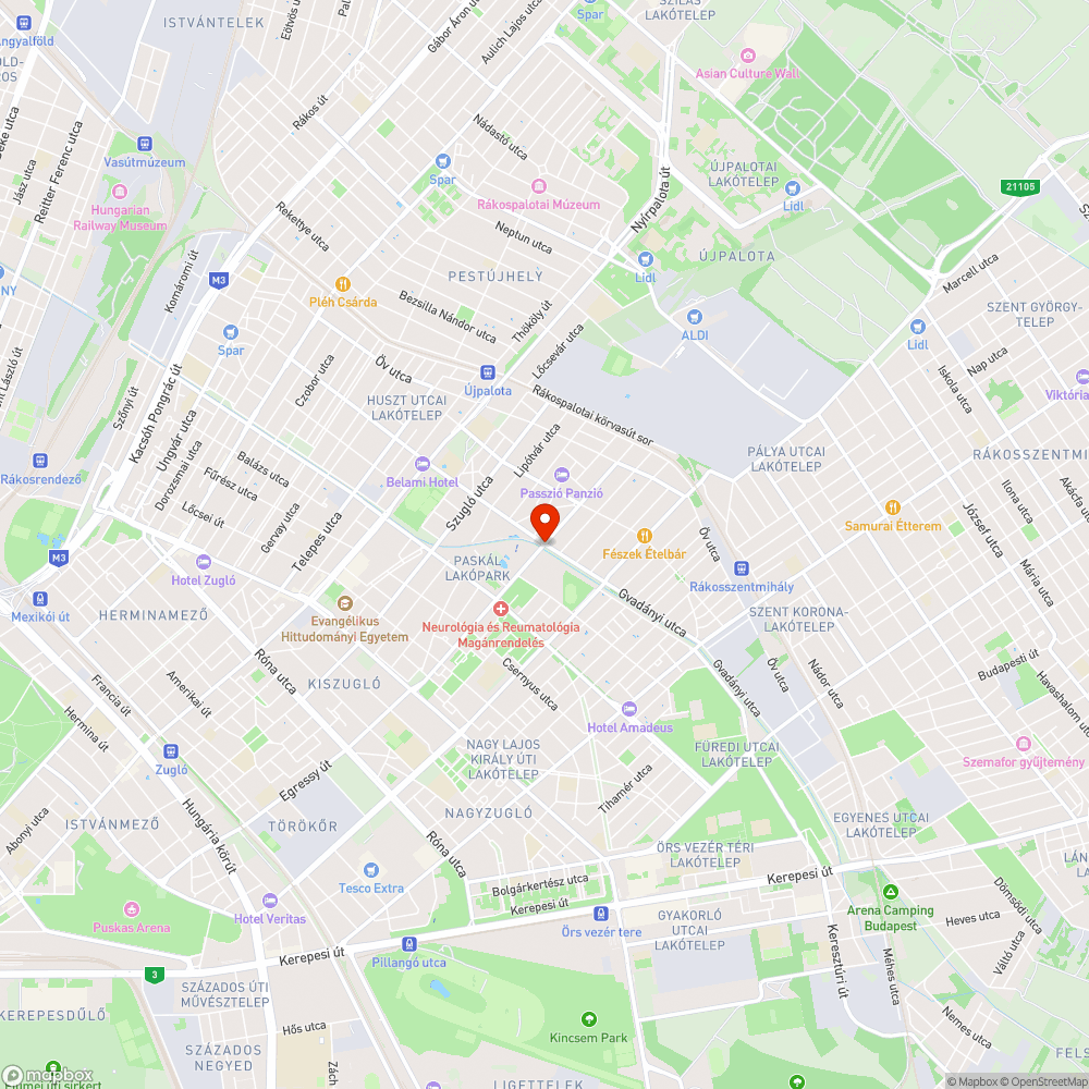 Veszélyes kereszteződés a túl nagy gaz miatt bejelentés helye