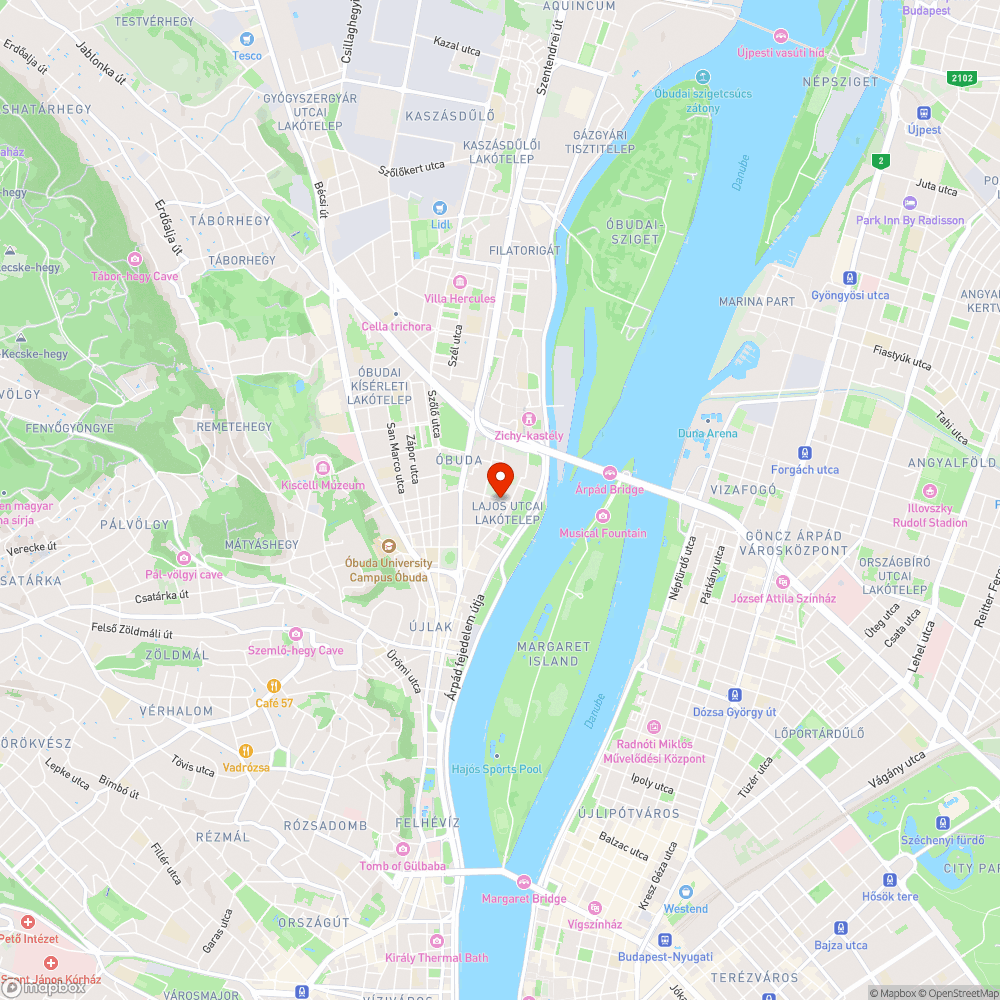 Kátyú és töredezett aszfalt Perc-Mókus utca bejelentés helye