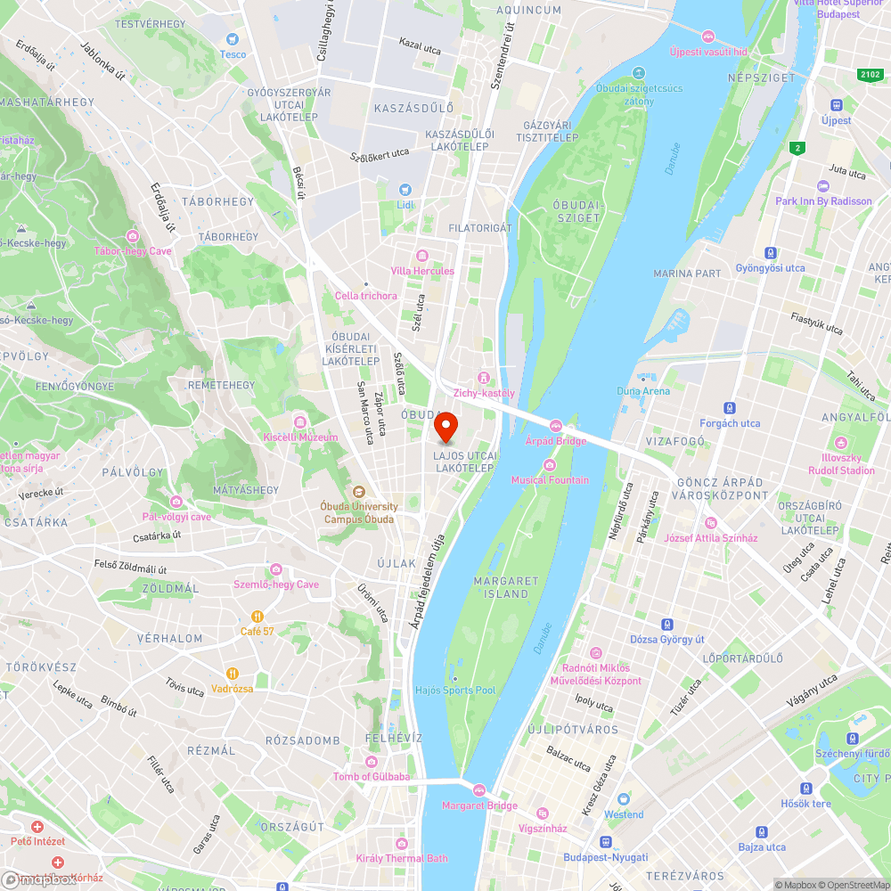 Kátyú Perc utca Culinaris előtt bejelentés helye