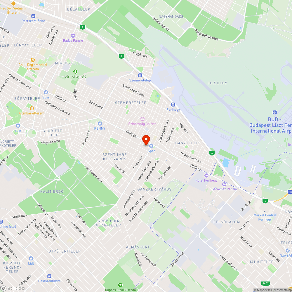 Kátyú a Dés utcában bejelentés helye