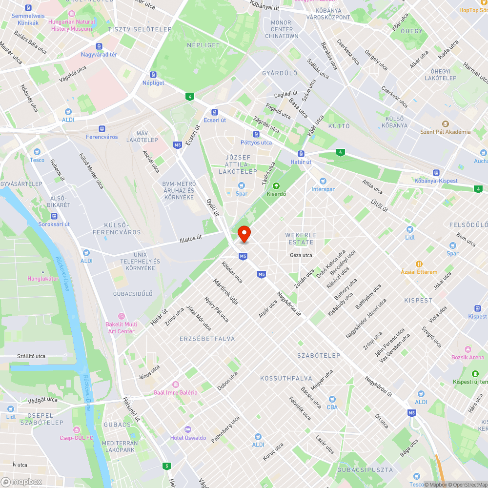 Zsákutca tábla cseréje bejelentés helye