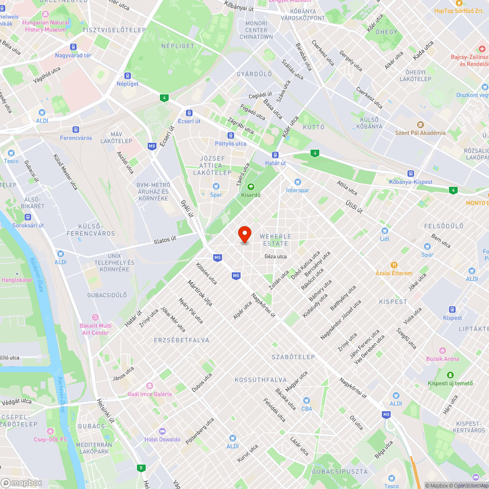 2 kátyú - Corvin krt. bejelentés helye