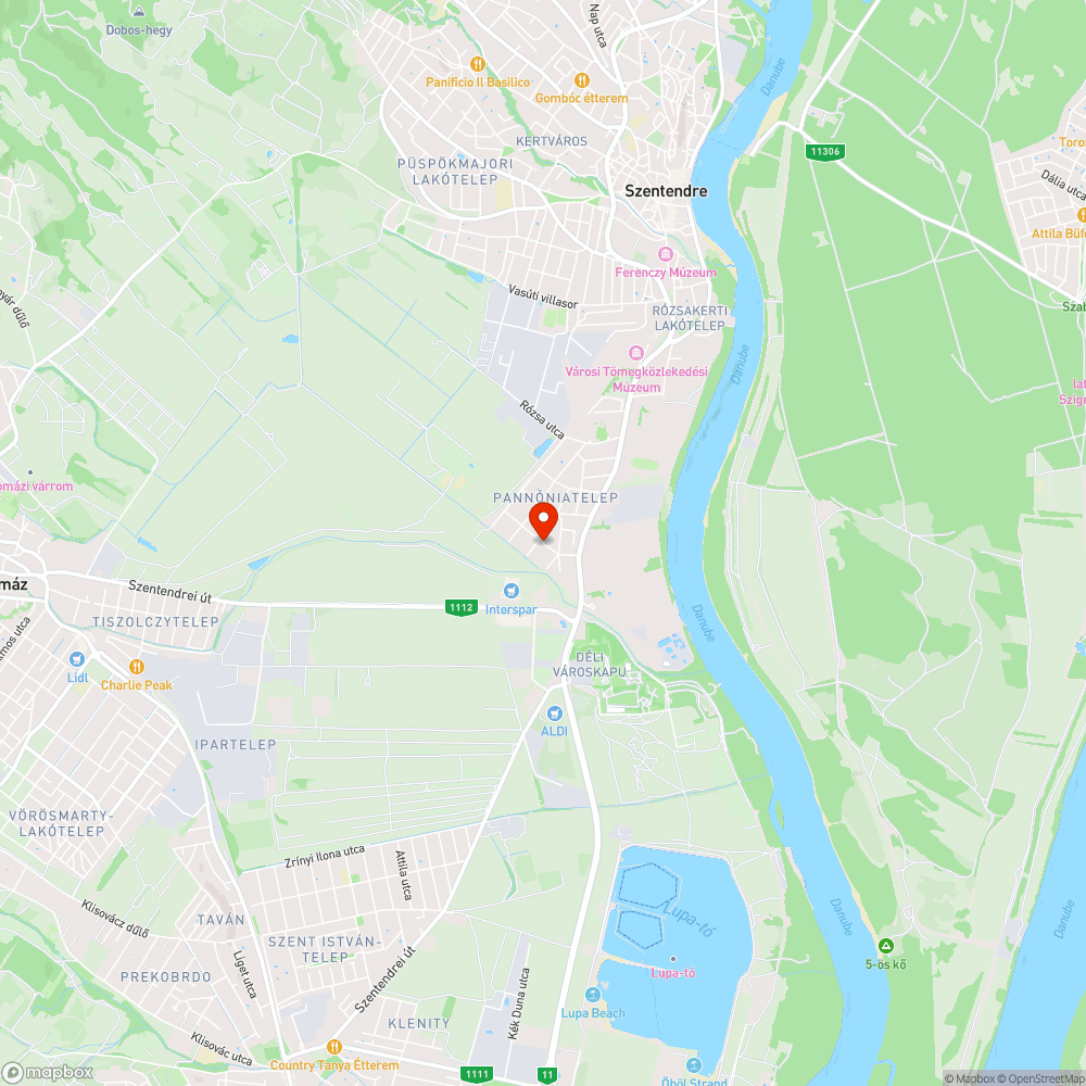 Liliom utcai csatorna bejelentés helye