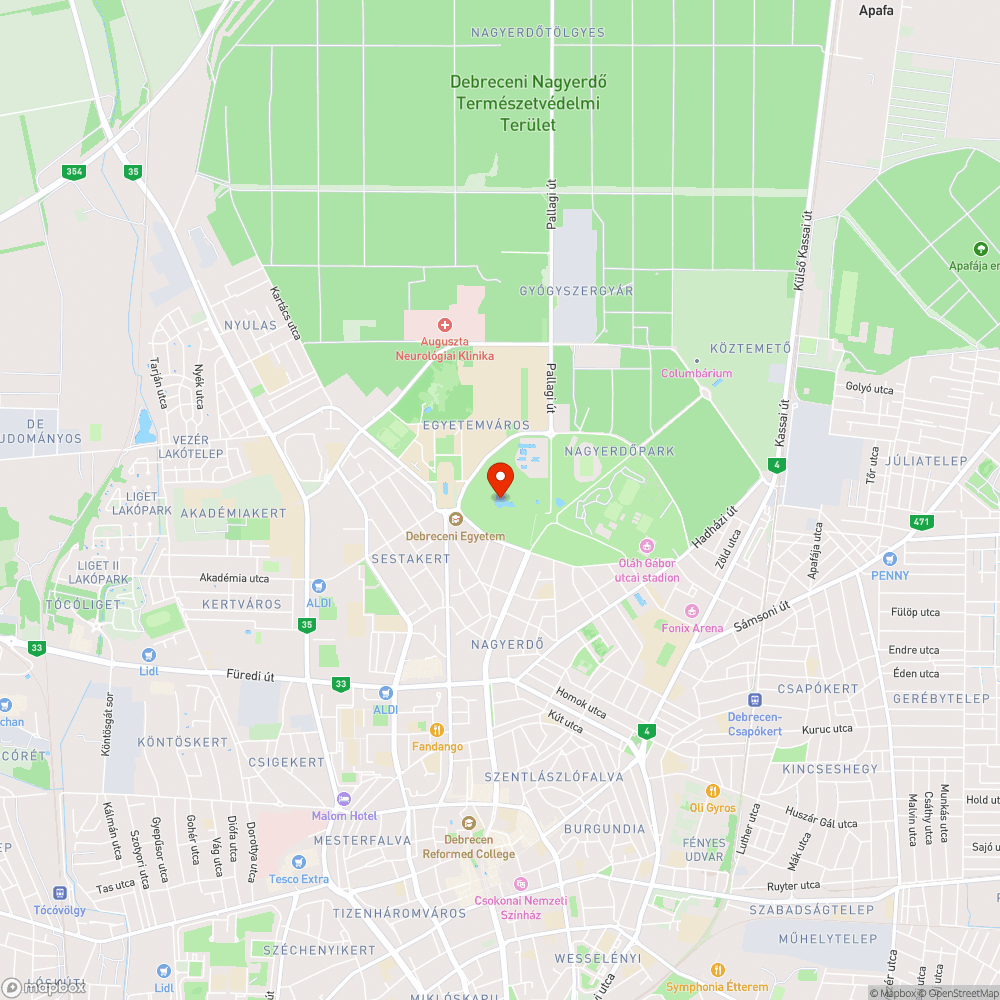 Békás-tó - padok bejelentés helye