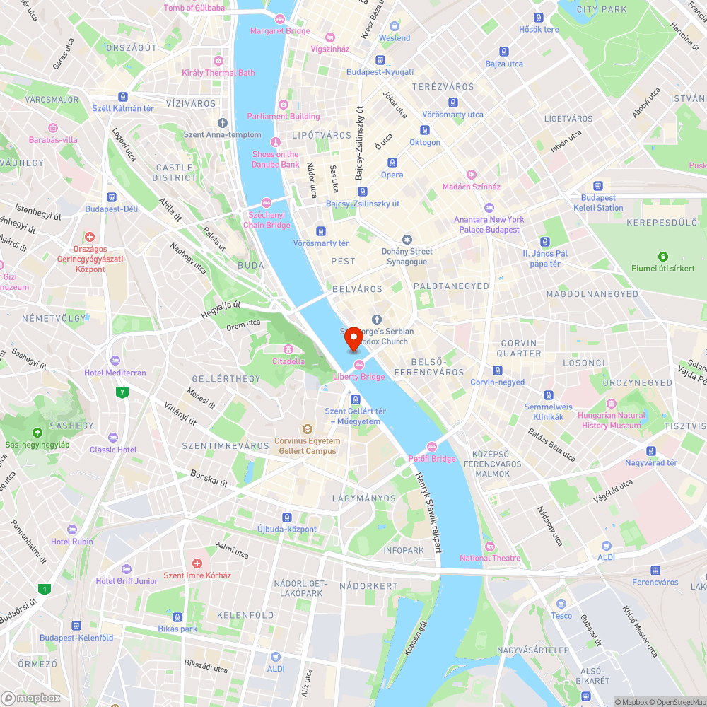 Koromvulkán a Dunán bejelentés helye