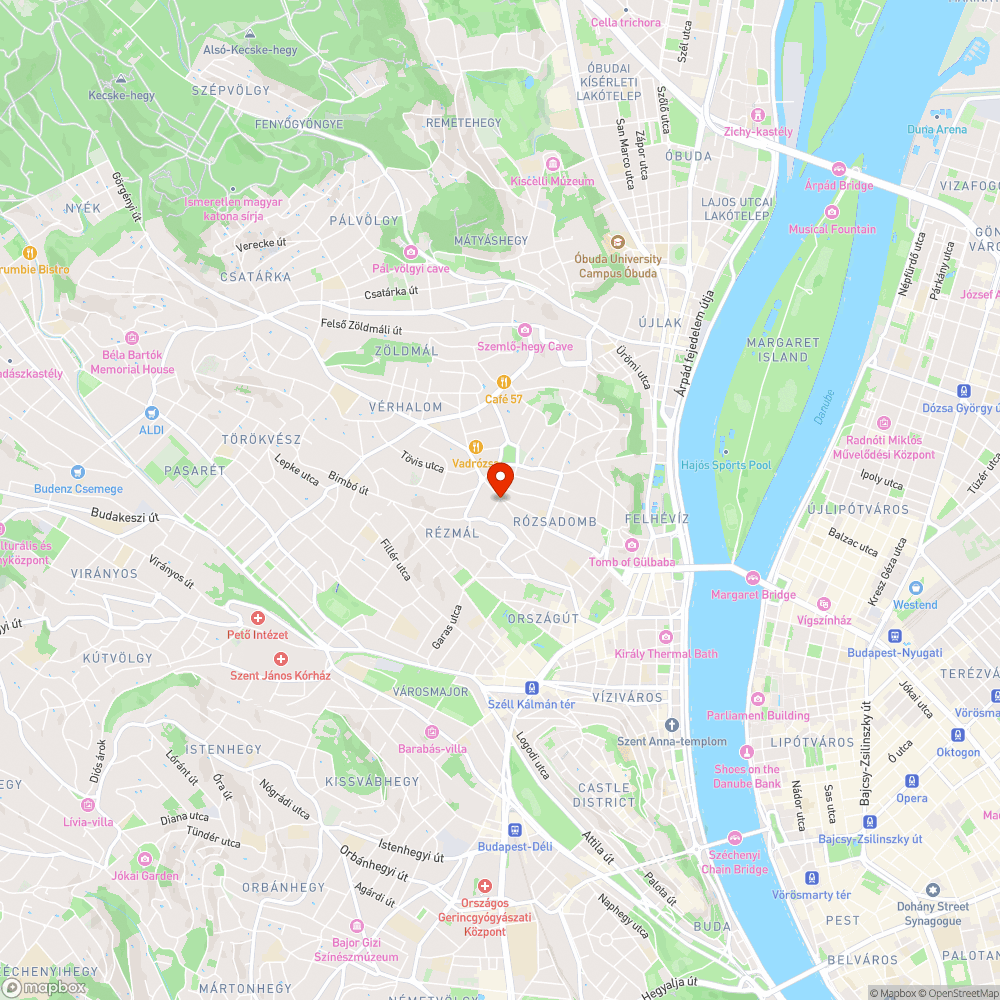 Hiányzó elsőbbségadás tábla, Eszter utca - Pajzs utca sarok bejelentés helye