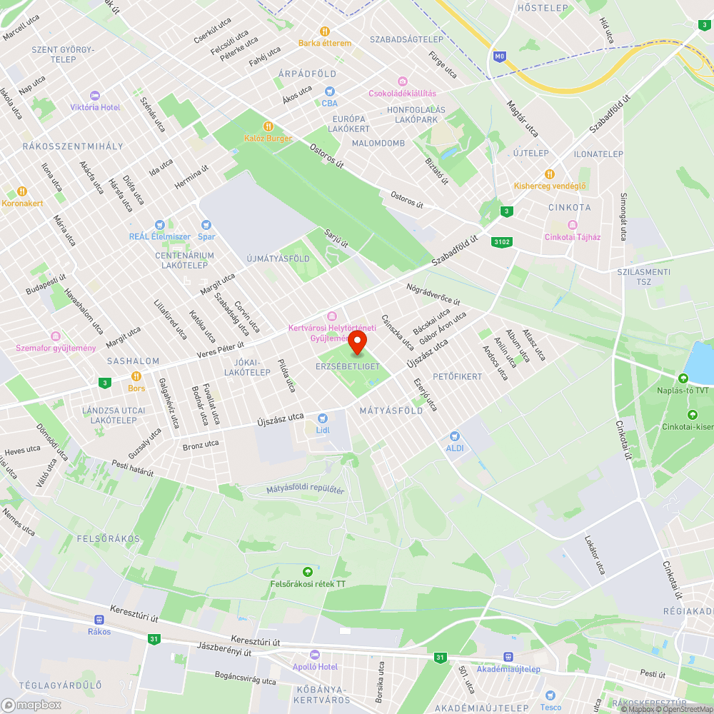 Veszélyes bejelentés helye