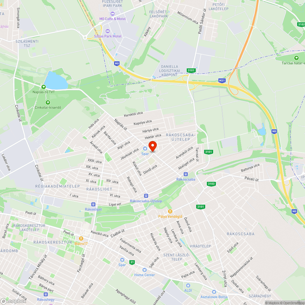 Borzalmas állapotú buszmegálló bejelentés helye