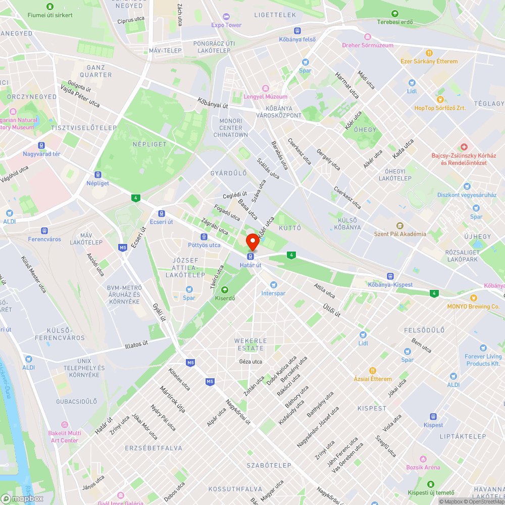 Rossz buszváró bejelentés helye