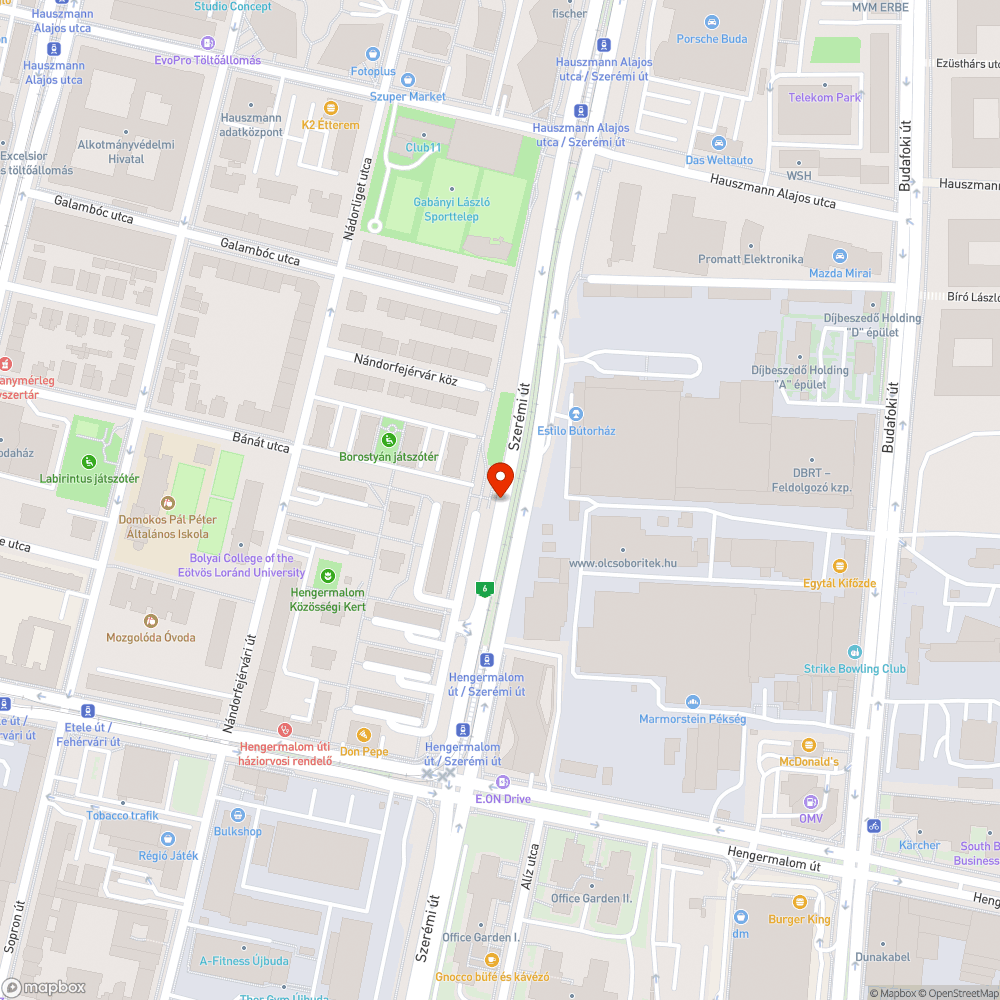 Szerémi úti kerékpárút felét elfoglalják a belógó növények bejelentés helye