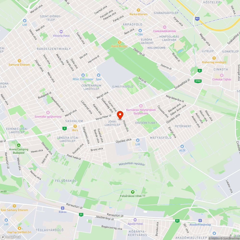 Kátyú kátyú hátán bejelentés helye