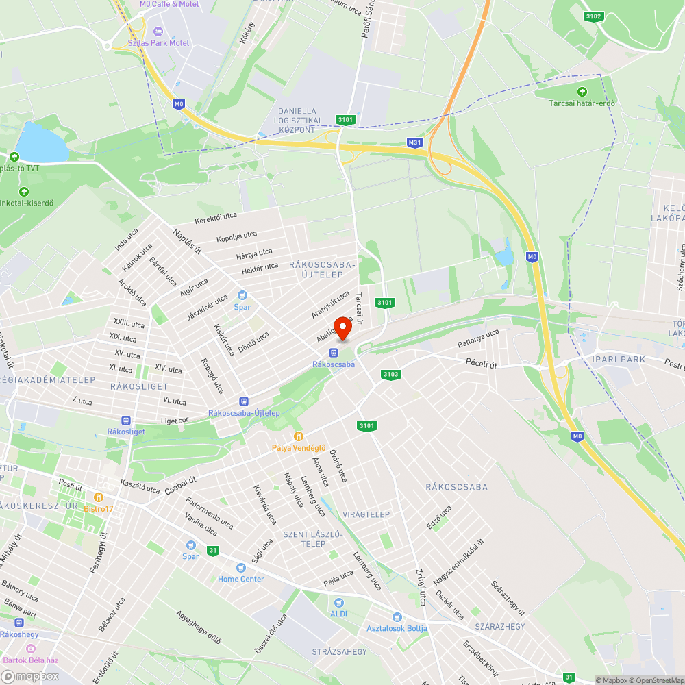 Hiányzó gyalogosátkelő, nem akadálymentes vasúti átkelő bejelentés helye