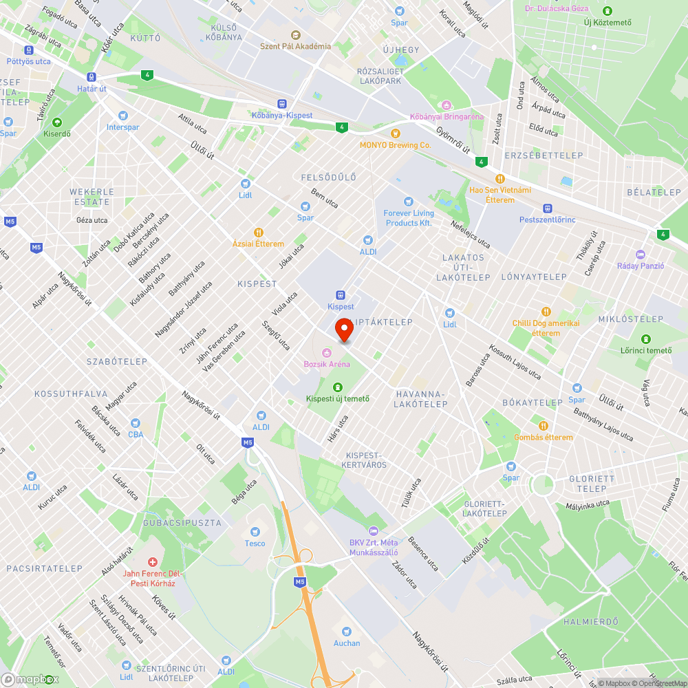 Szemétdomb bejelentés helye