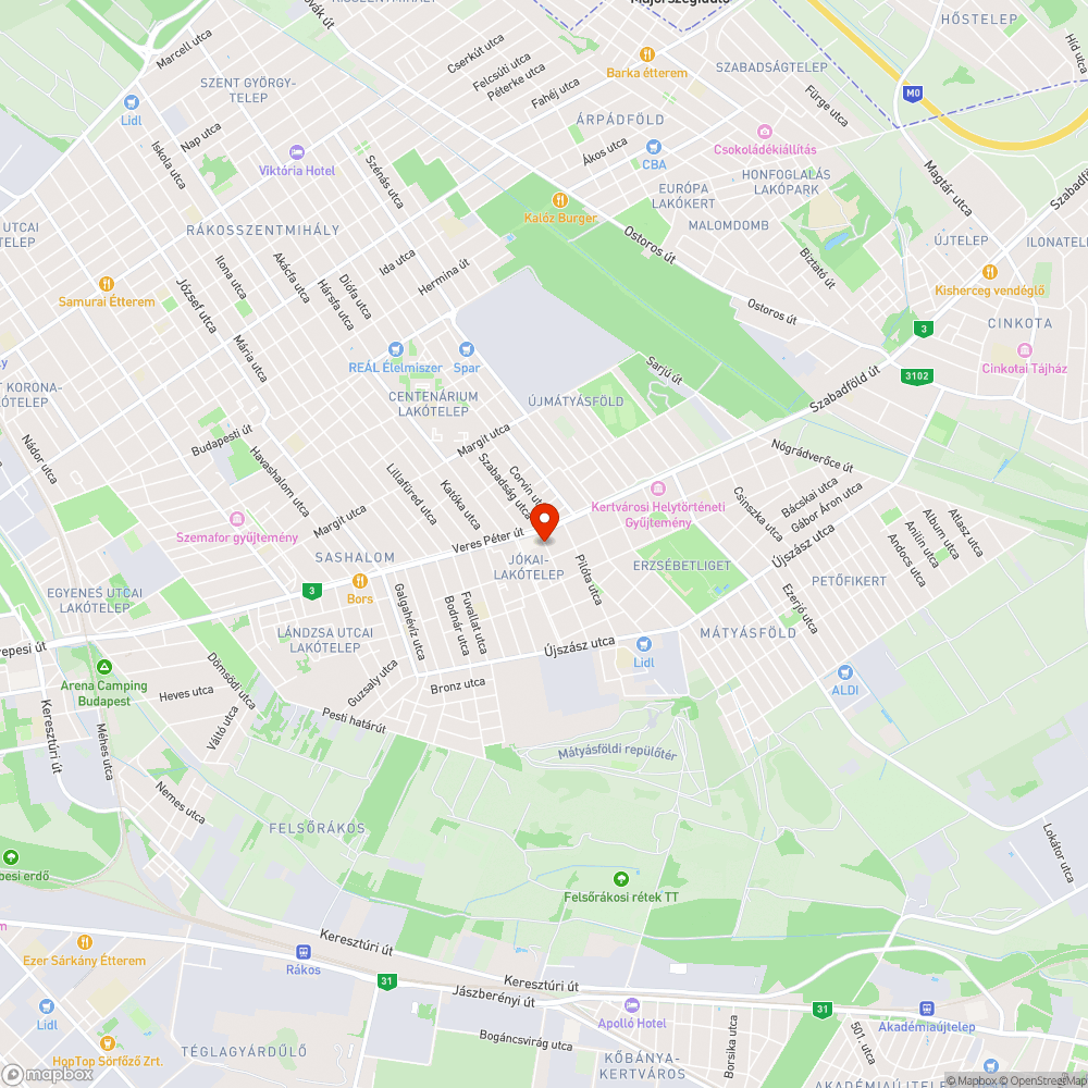 Lecsúszott tábla bejelentés helye