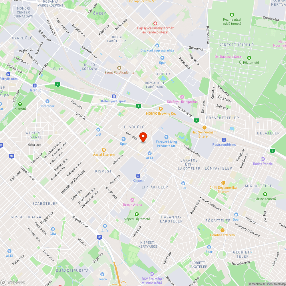 A járda hol van? bejelentés helye