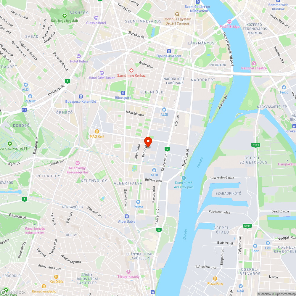 Brutális kátyú bejelentés helye