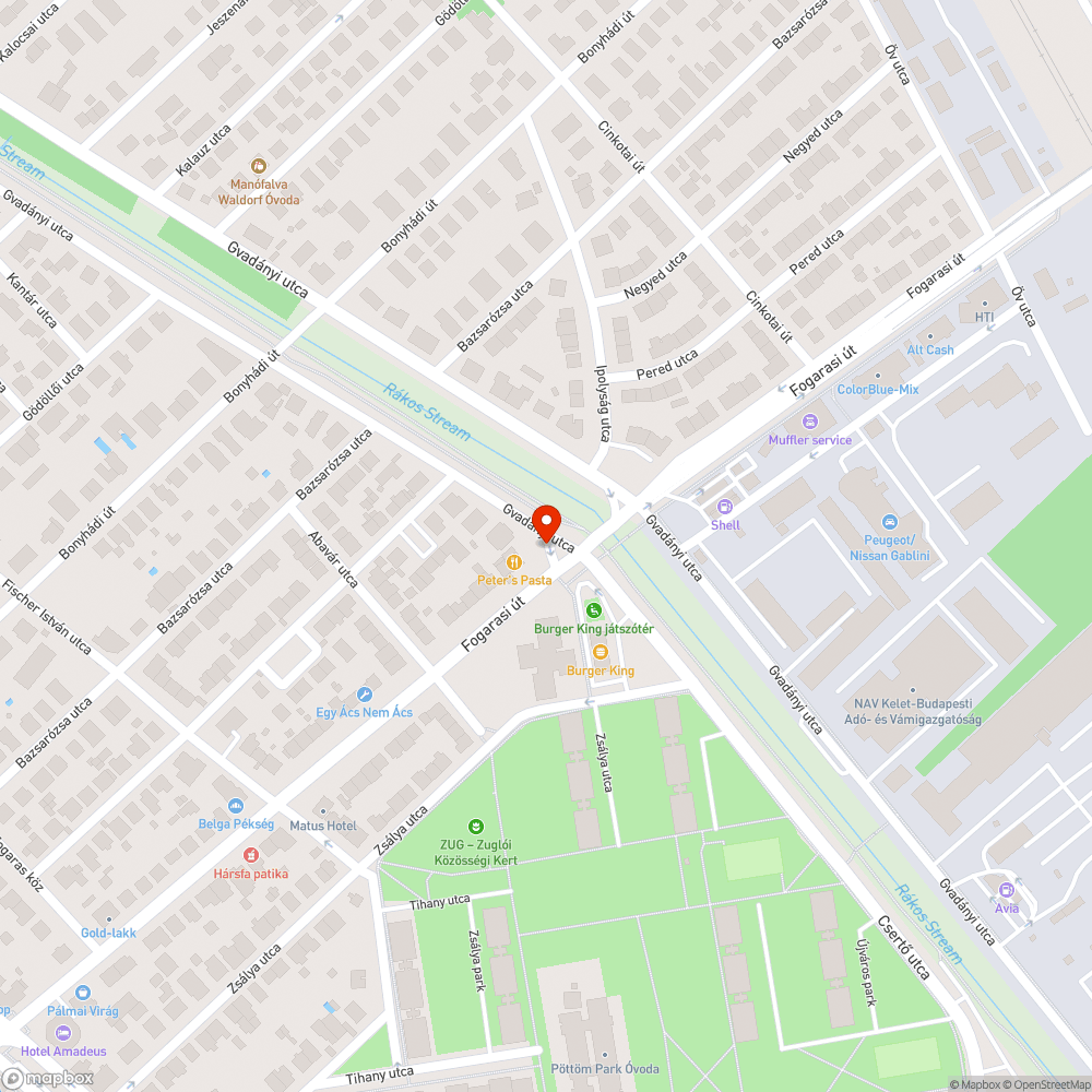 Zöldterületen parkolás bejelentés helye