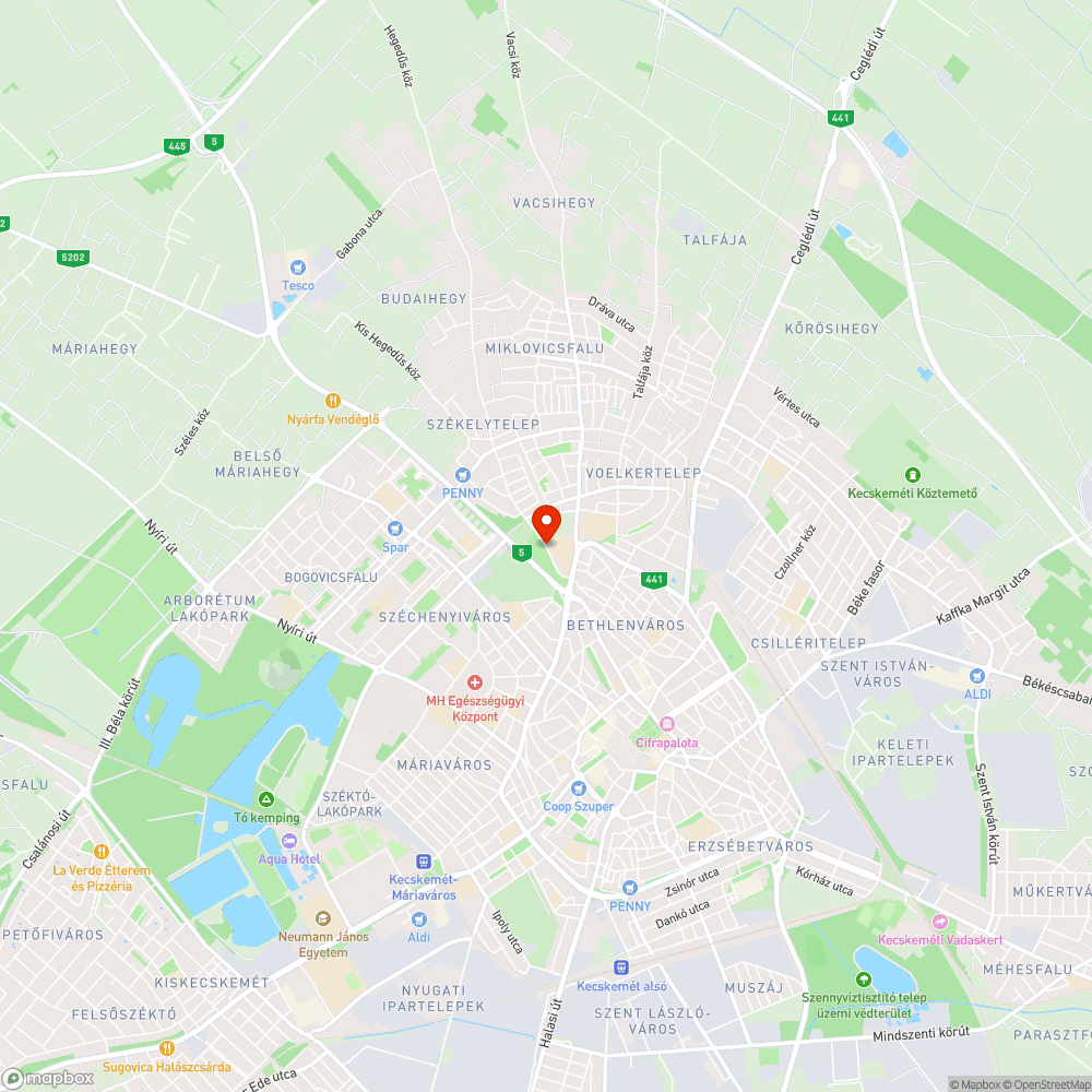 Kritikus útállapotok a Hegedűs közön bejelentés helye