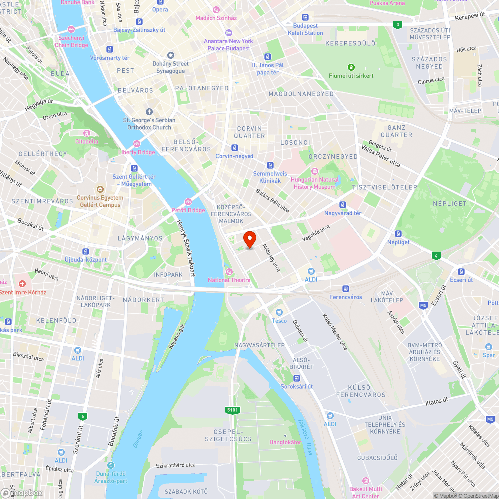 Kátyú bejelentés helye