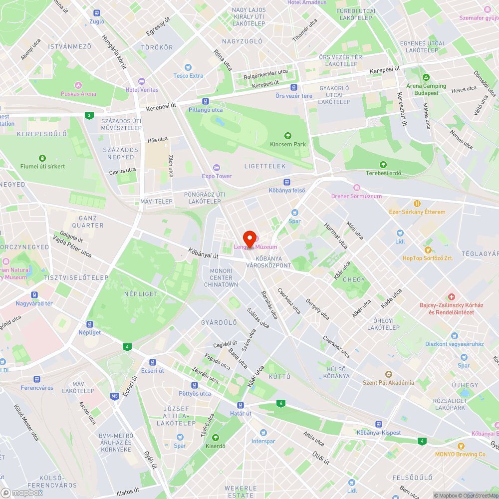 Hiányzó szemetes edény bejelentés helye